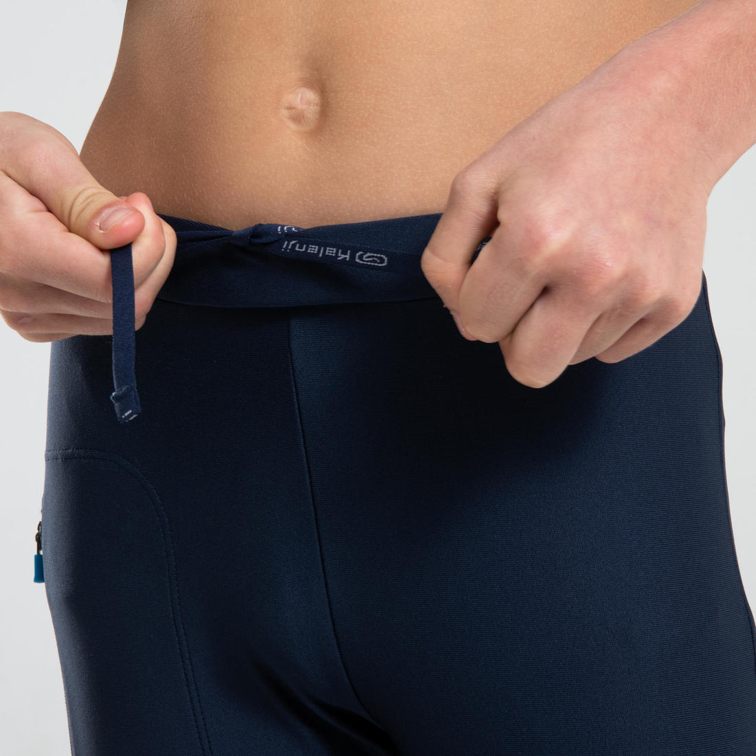 Corsaire running Enfant -Kiprun DRY denim
