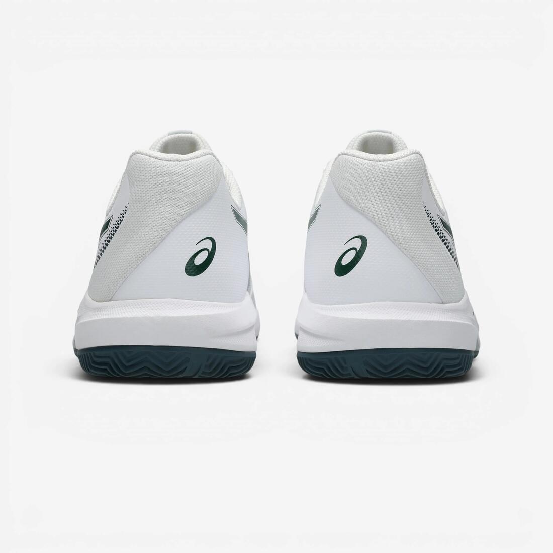 Chaussures de tennis terre battue homme, Asics Gel Dedicate 9 blanc