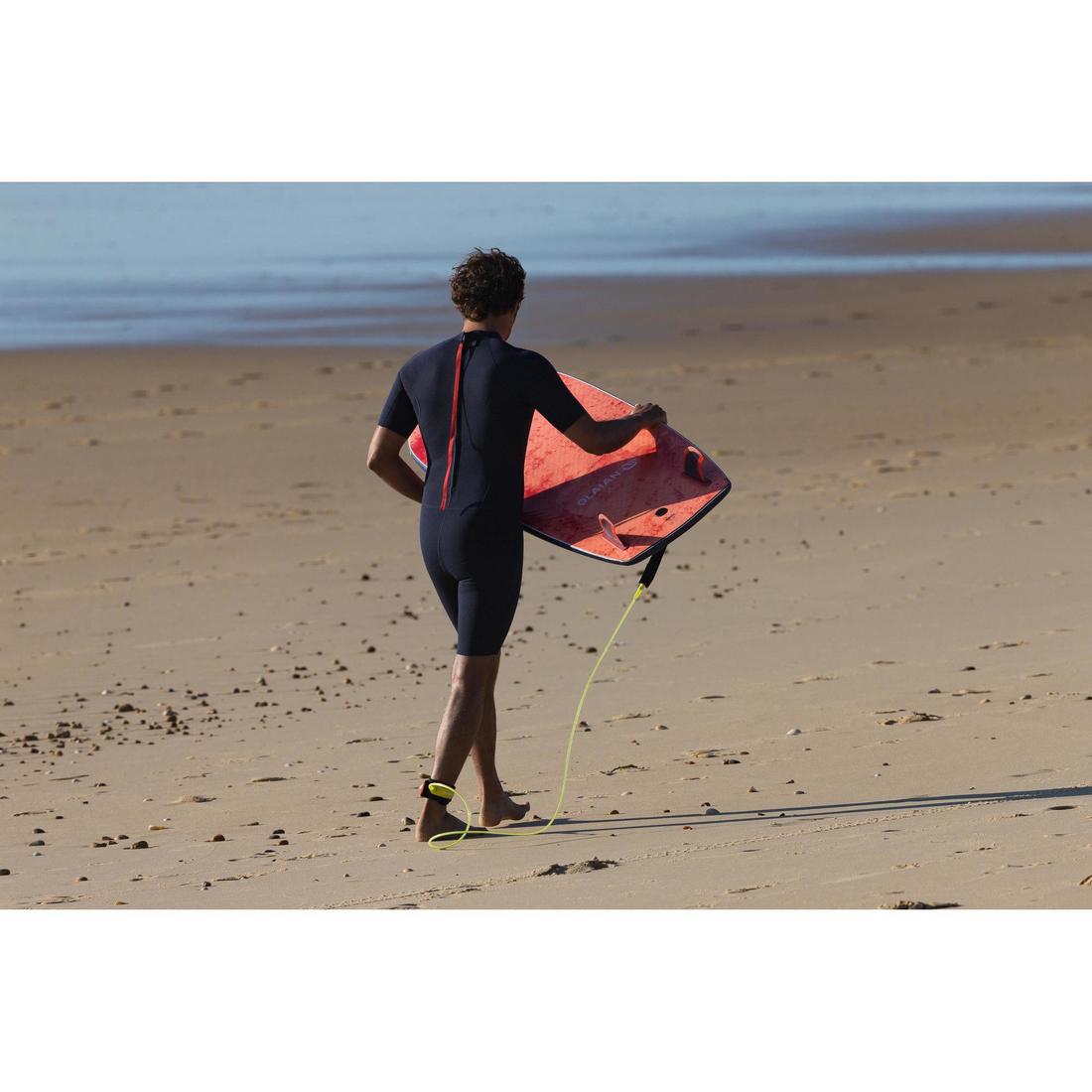 Combinaison Surf Shorty 100 Néoprène 1,5mm homme bleu marine