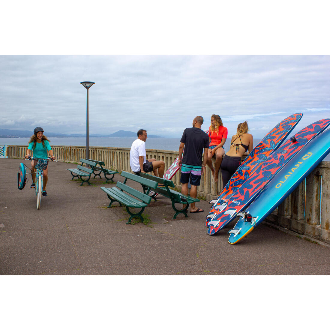 Surf boardshort standard 500 Risca Black