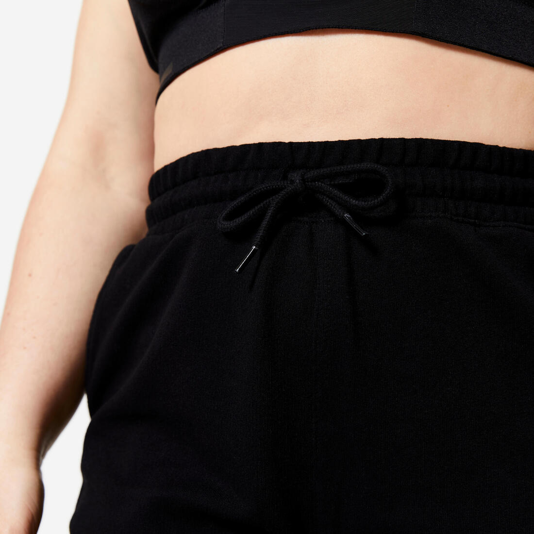 Pantalon de jogging droit en coton femme