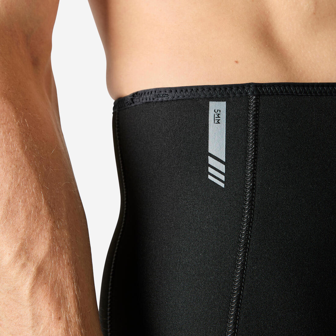 Pantalon chasse sous-marine et apnée néoprène Ocena 5mm homme, SPF 500 Noir