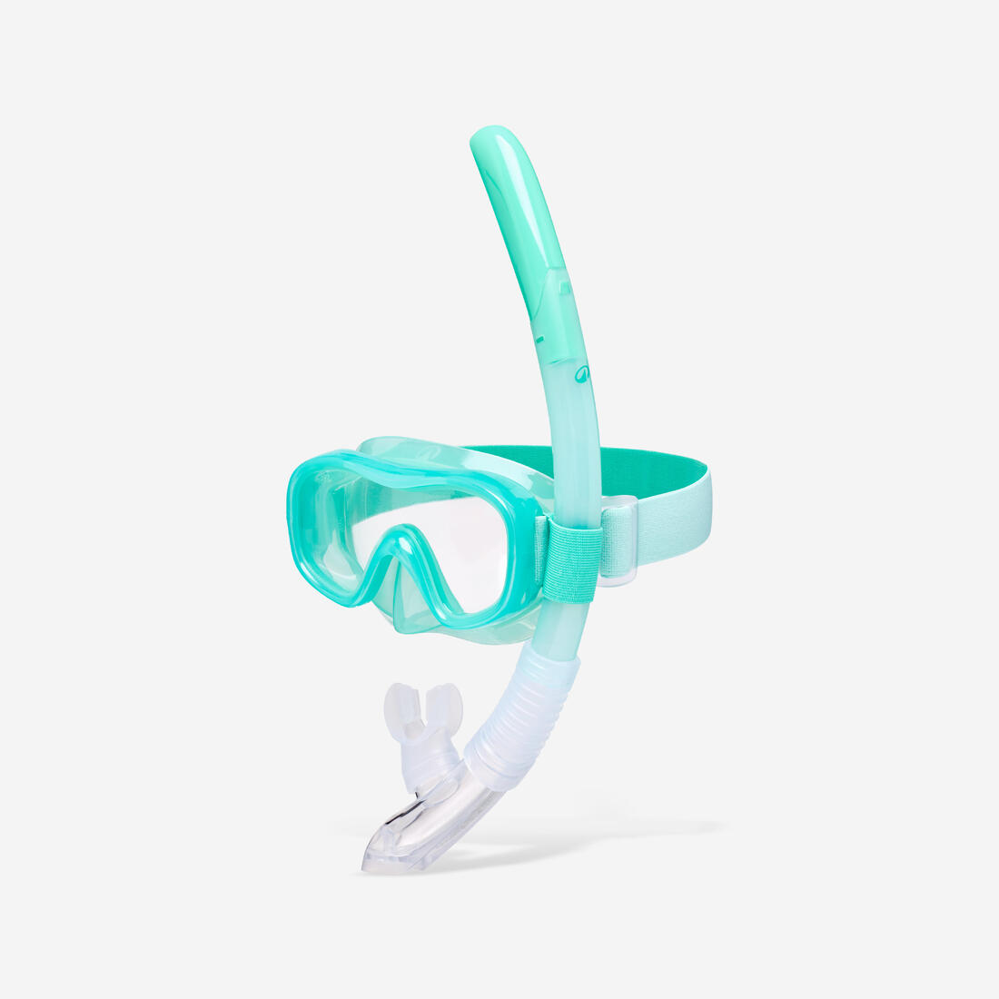Kit plongée masque anti-buée et tuba valve snorkeling, 100 enfant