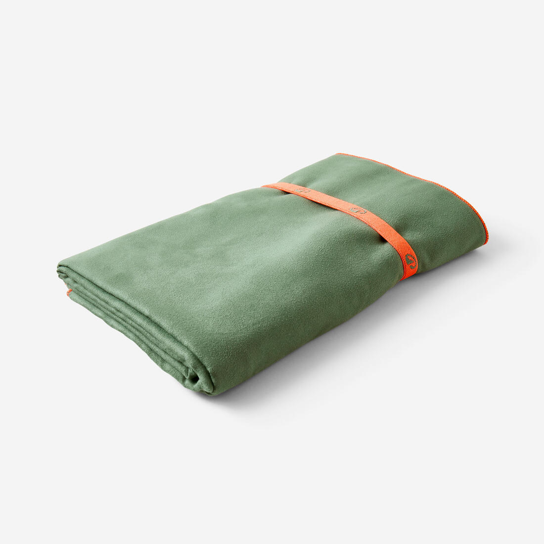 Serviette de bain microfibre ultra compacte taille XL 110 x 175 cm, vert sapin