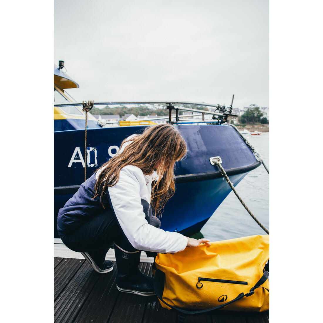 Sac de voyage étanche sports d’eau 40 L, IPX6
