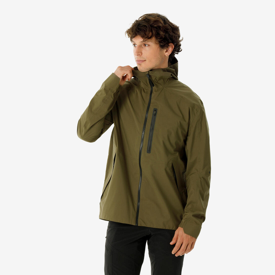Veste légère et imperméable de randonnée  homme, MH500 Light