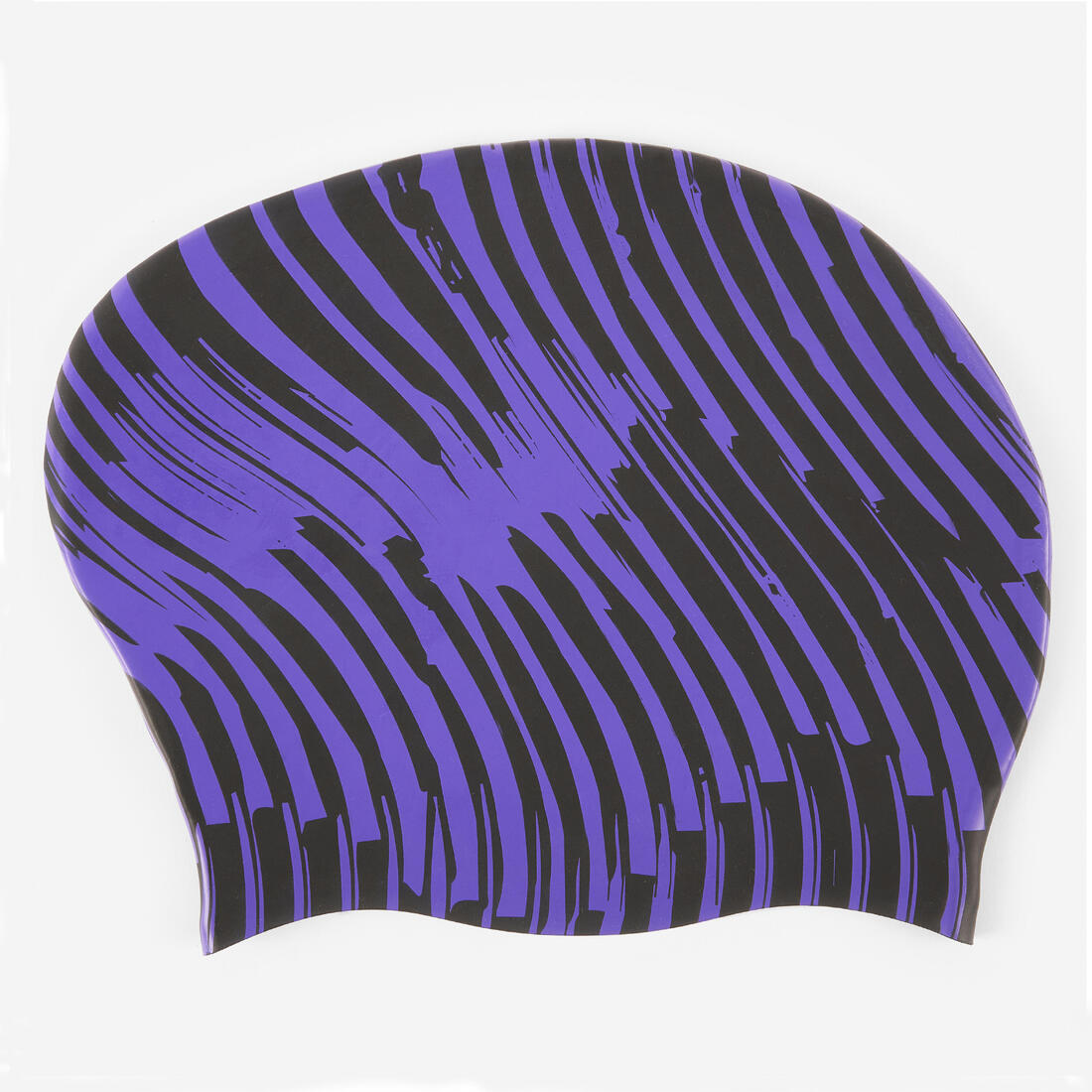 Bonnet de bain en silicone pour cheveux longs taille unique