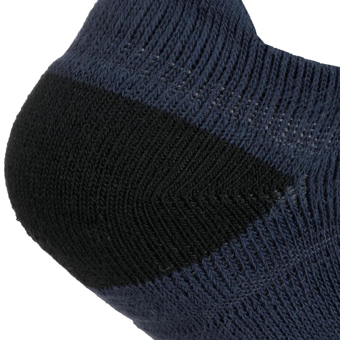 CHAUSSETTES BASSES ENFANT RS 500 BLANC BLANC NOIR EN LOT DE 3
