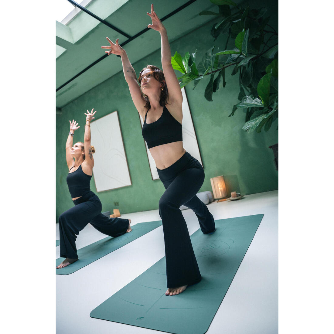 Legging de yoga et pilates flare et doux femme