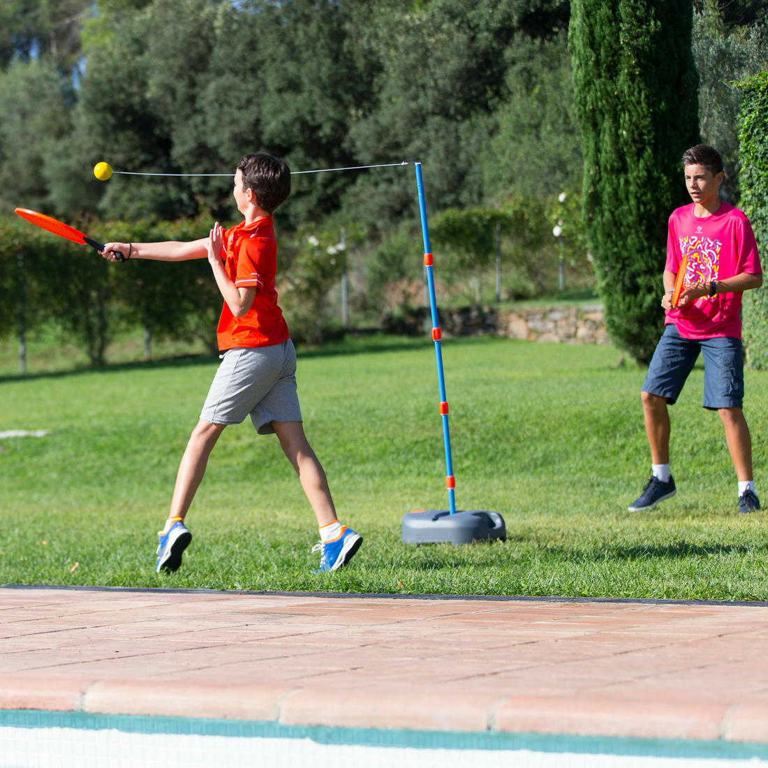 Balle de speedball "turnball slow ball" mousse jaune...