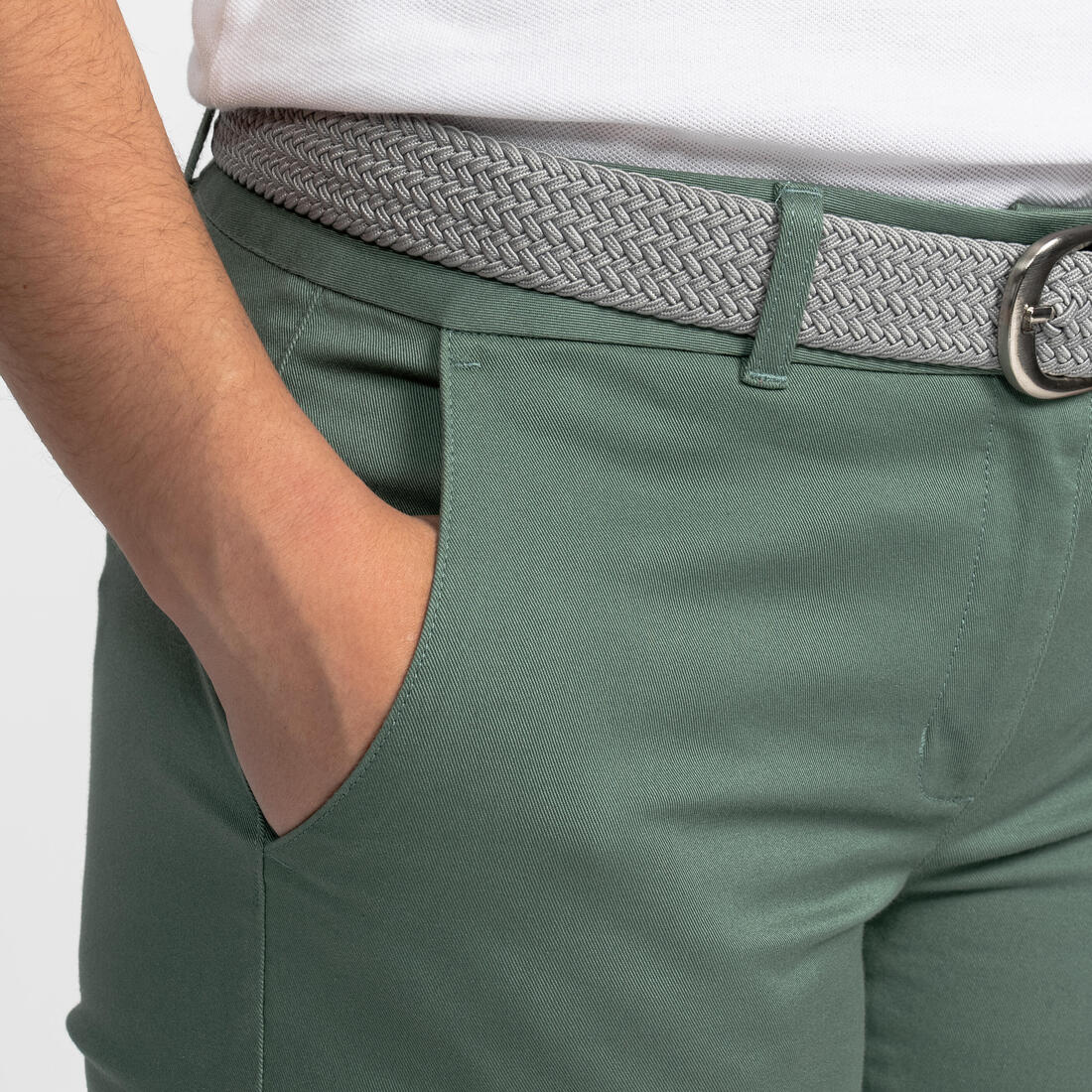 Short chino coton golf Femme, MW500
