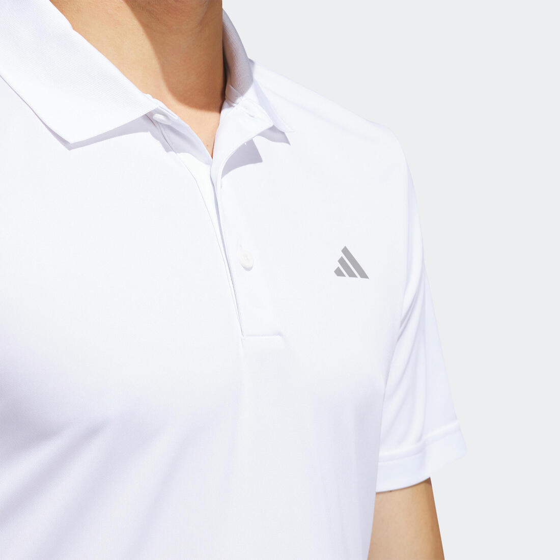 Polo de golf performance manches courtes homme - adidas blanc