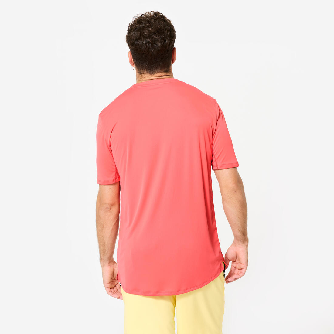 T-shirt de fitness manches courtes respirant col rond homme