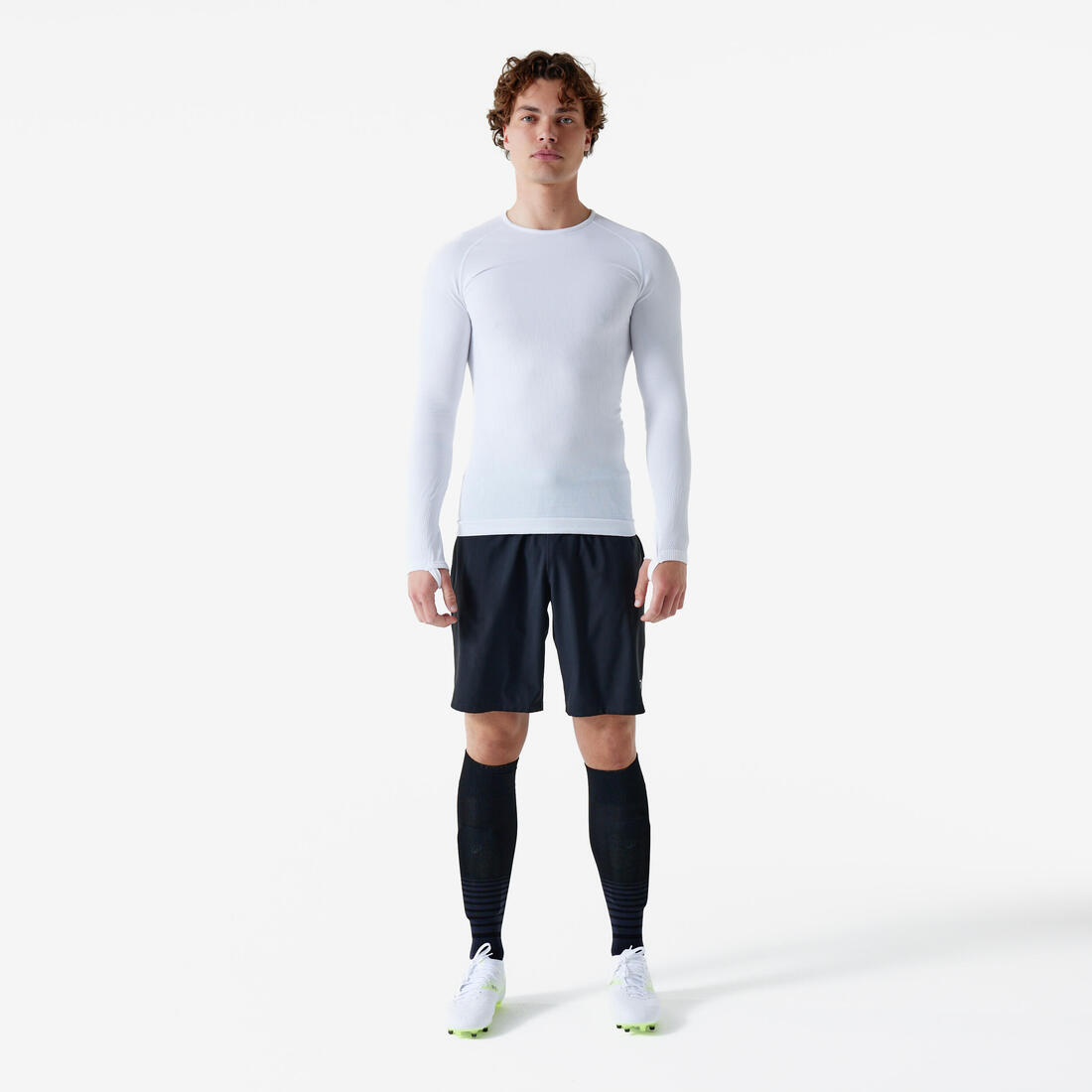 Sous-maillot de foot thermique sans-couture manches longues, Keepdry