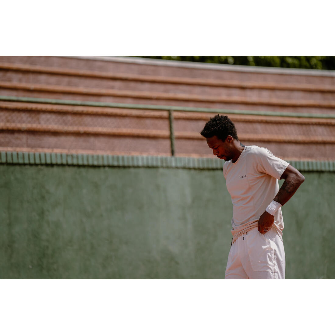T-shirt tennis manches courtes homme - Artengo DRY Gaël Monfils