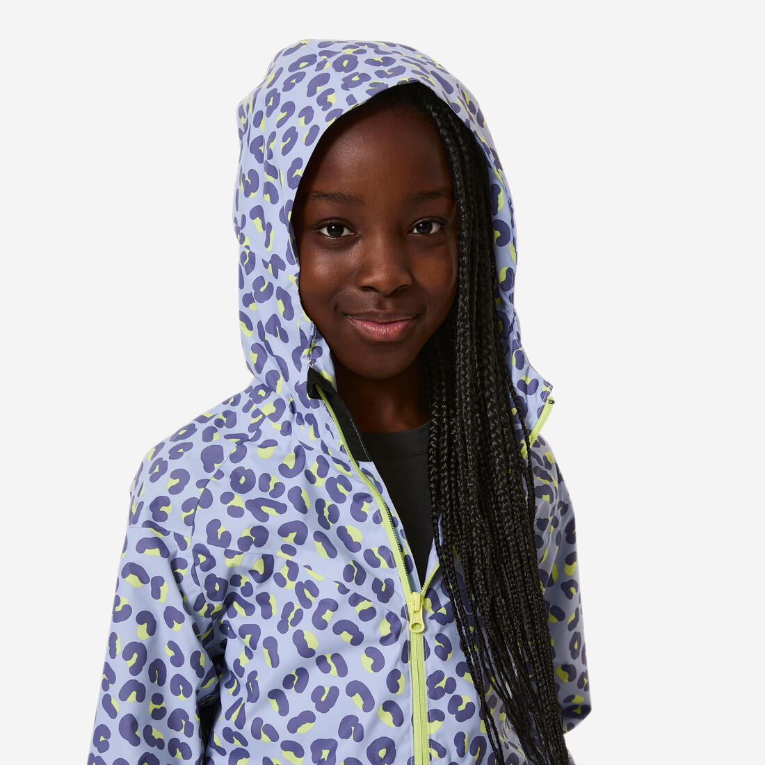 Veste imperméable de randonnée enfant, MH500 tw