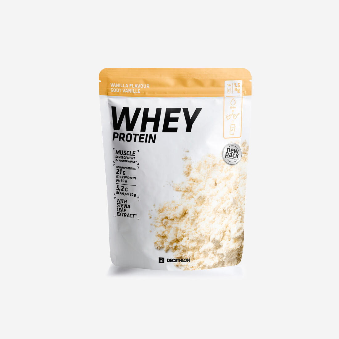 Whey protein vanille 1.5kg