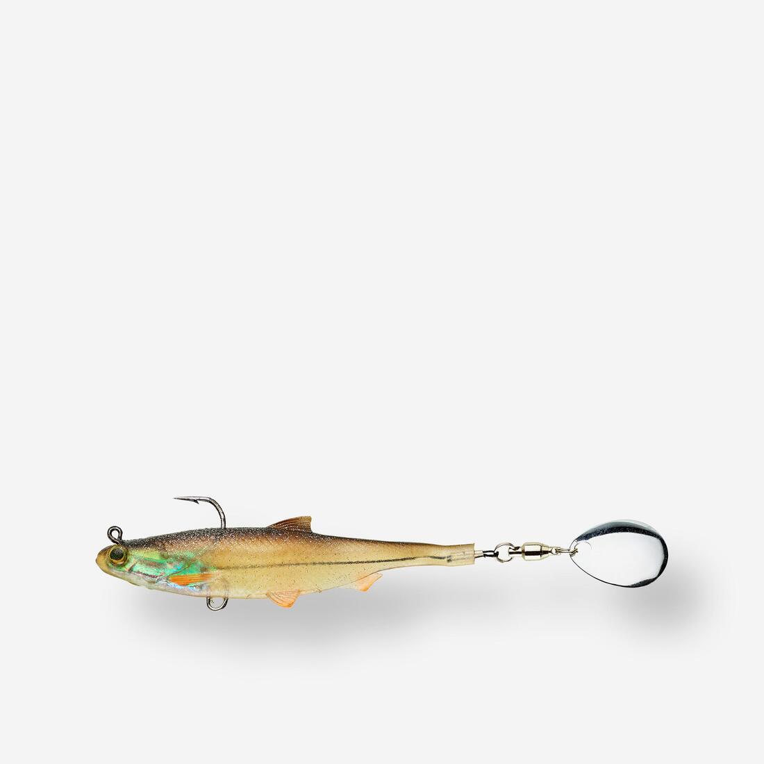 LEURRE SOUPLE SHAD A PALETTE PÊCHE AUX LEURRES ROACHSPIN 70 GARDON