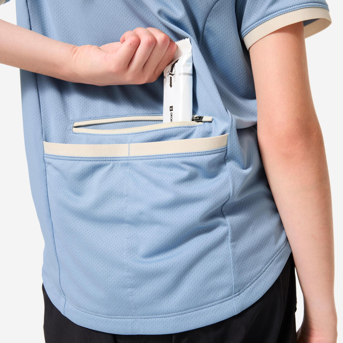 Maillot manches courtes vélo enfant 7-11 ans, 500