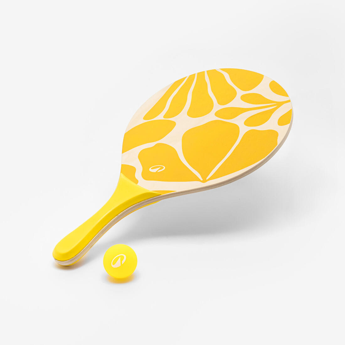 Set raquettes Beach Tennis WOODY RACKET WHITE
