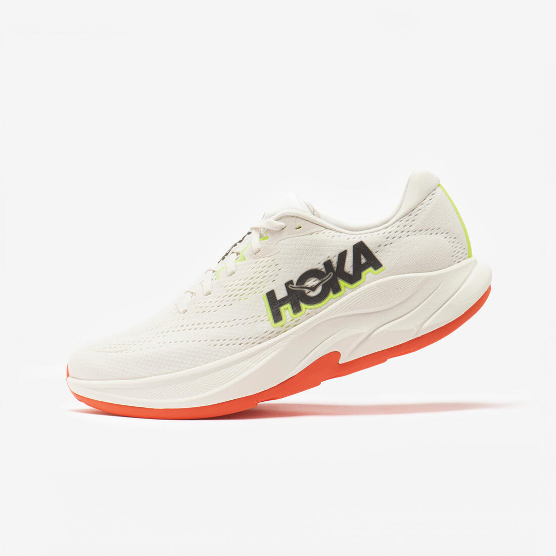 Chaussure de Running Homme, Hoka Rincon 4 blanc et rouge
