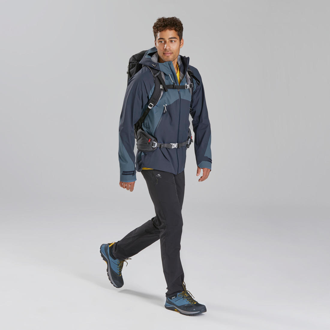 Veste légère imperméable de randonnée - mh500 - homme
