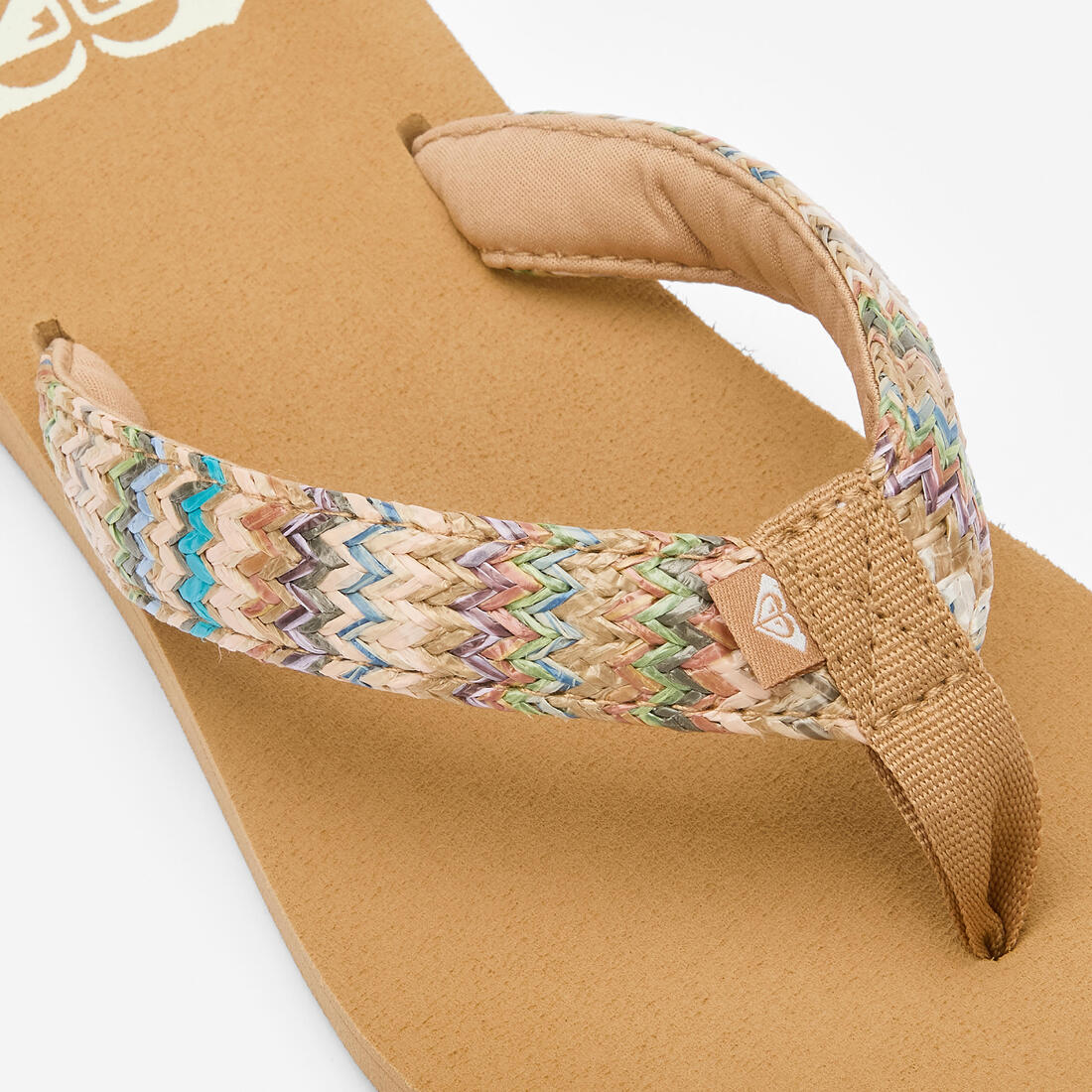 Tongs Femme - Porto beige raffia