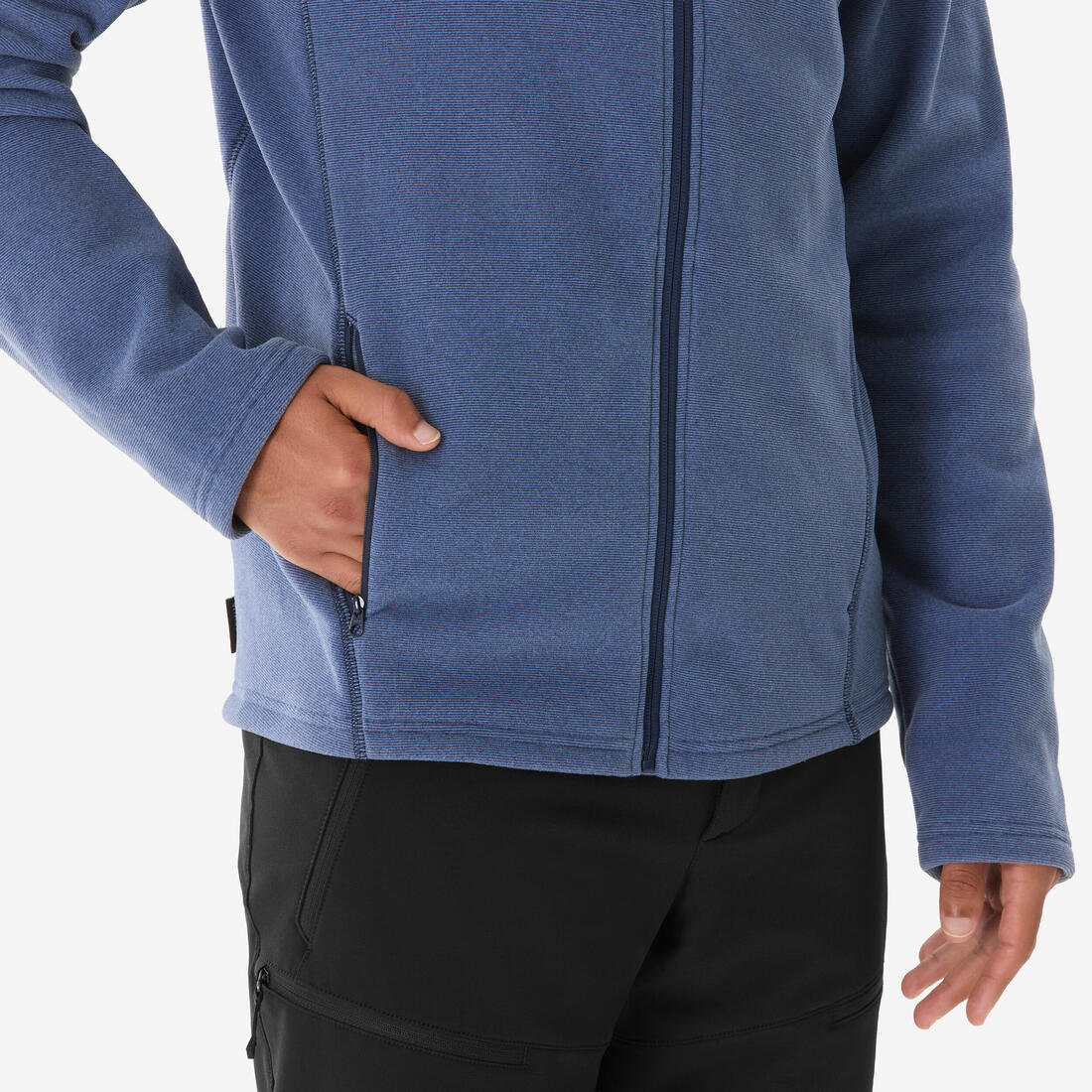 Polaire de randonnée montagne homme, MH100 full zip