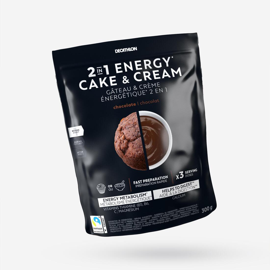 Préparation gâteau et crème énergétique 2 en 1 chocolat, x3 – 8789210