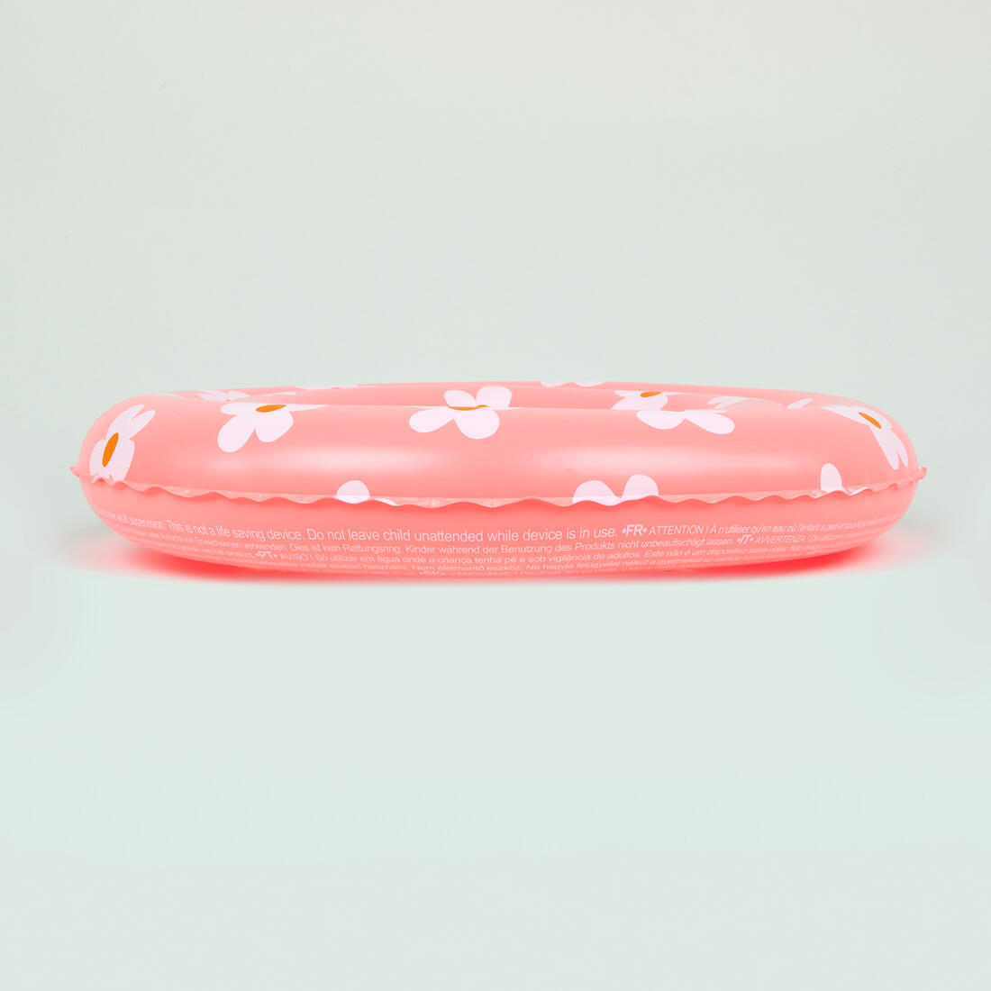 Bouée piscine gonflable 51 cm vert imprimé "PANDAS" pour enfant 3-6 ans