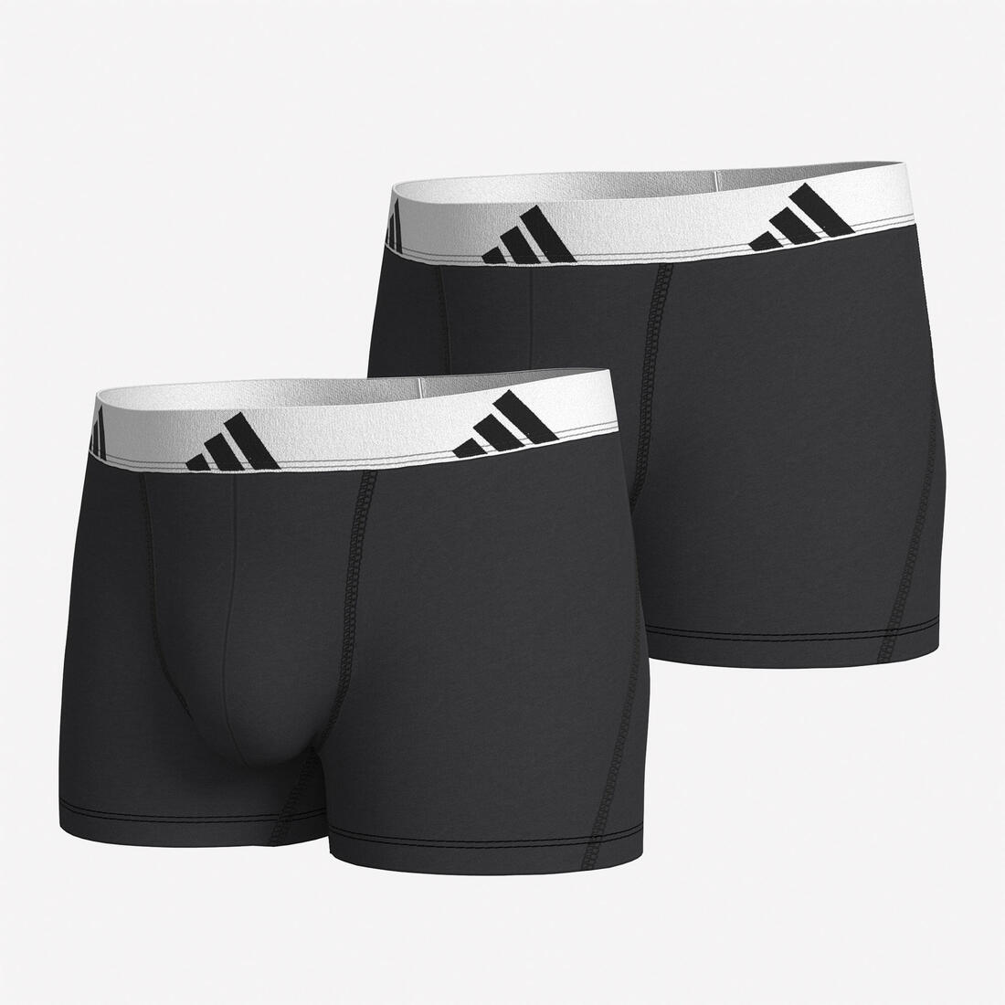 Lot de 2 boxers homme, noir et blanc