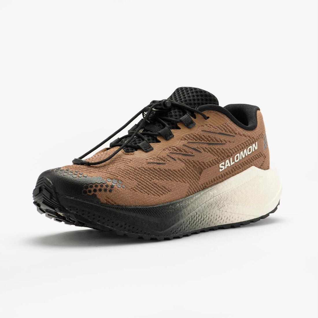 Chaussures de running route et chemin homme, Salomon Aero Blaze Gravel 4 marron