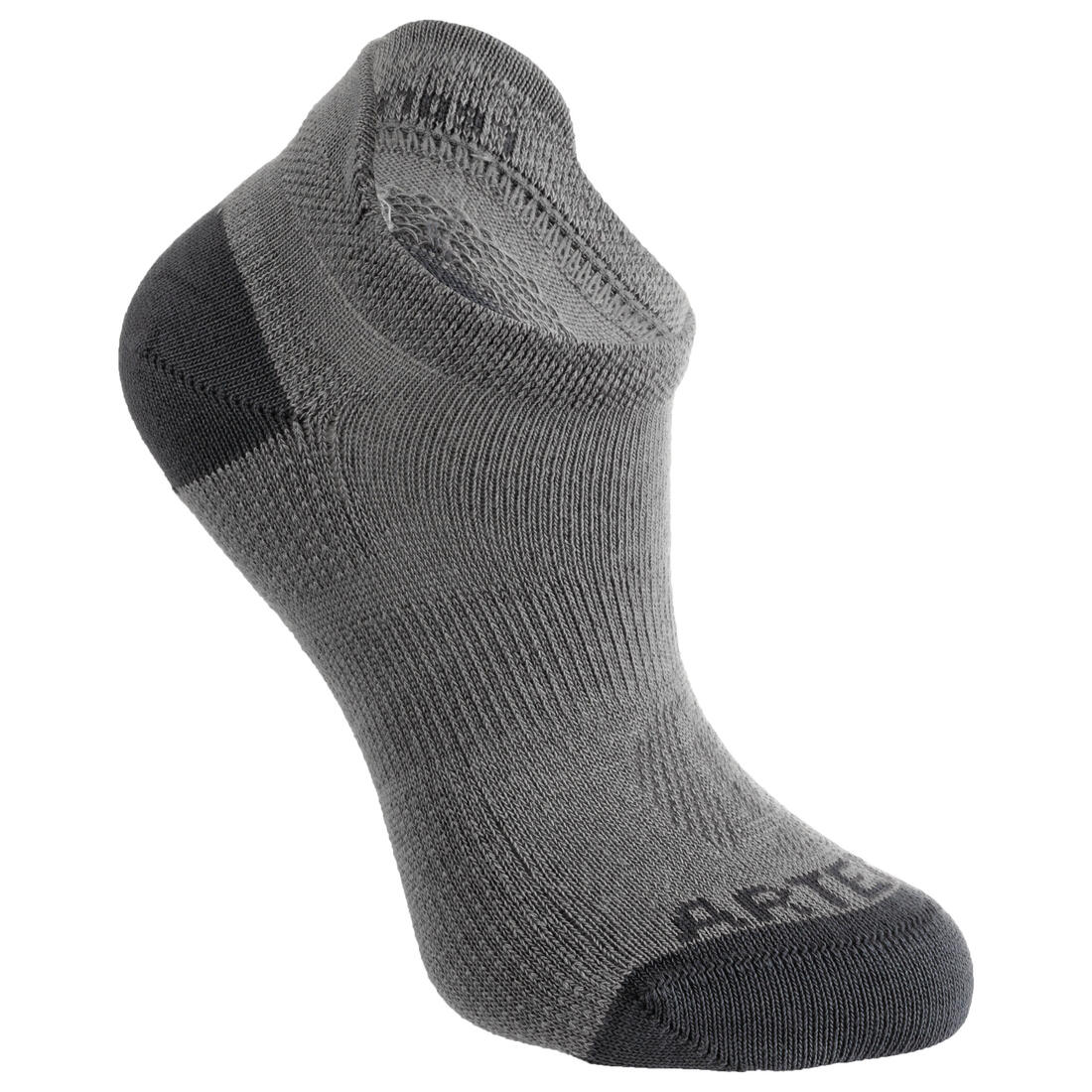 CHAUSSETTES TENNIS ENFANT BASSES ARTENGO RS 160 GRIS LOT DE 3