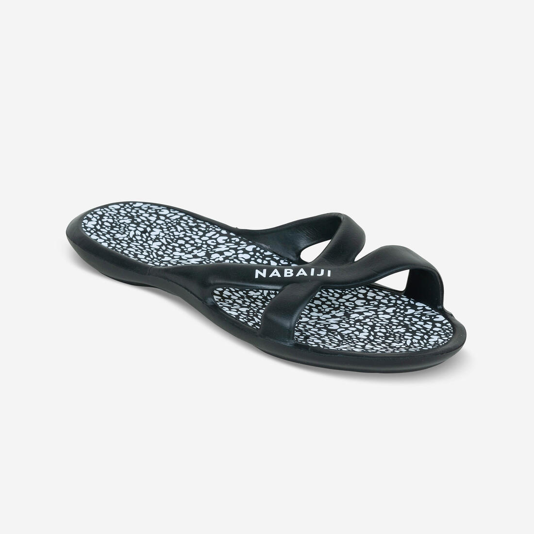 Sandales De Piscine Femme - Slap 500 Print - Swim – noir