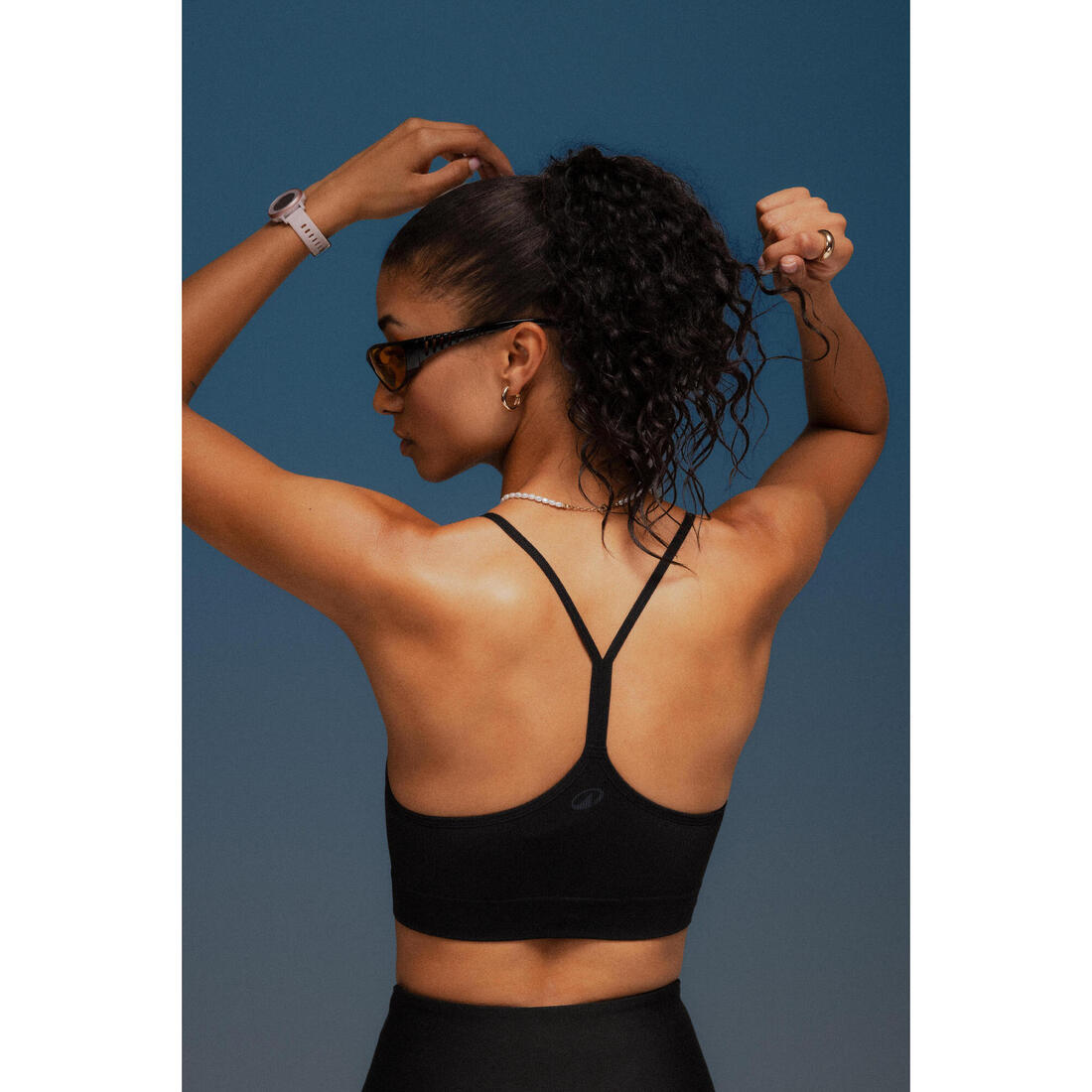 Brassière bralette côtelée femme