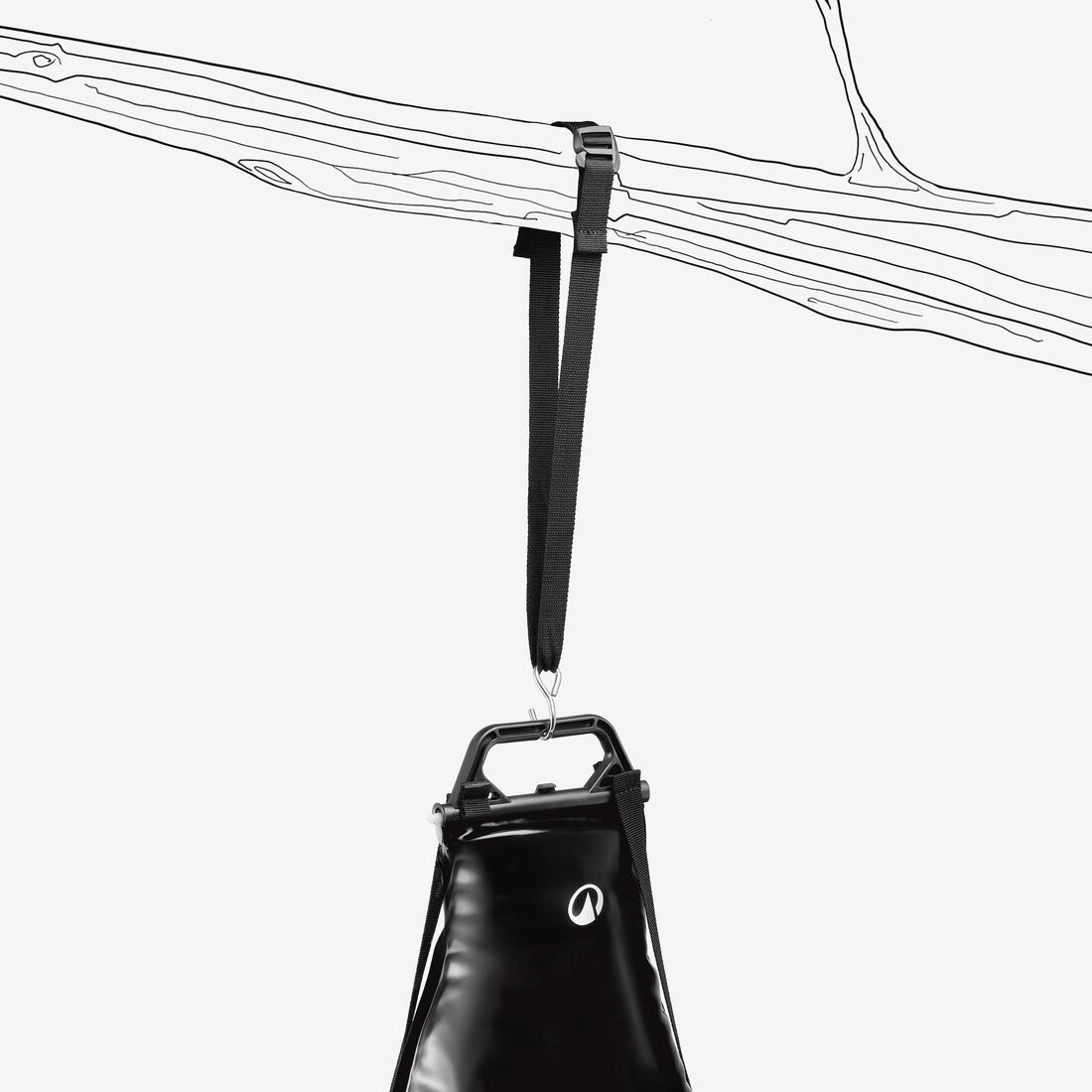 DOUCHE SOLAIRE POUR LE CAMPING - 10 LITRES