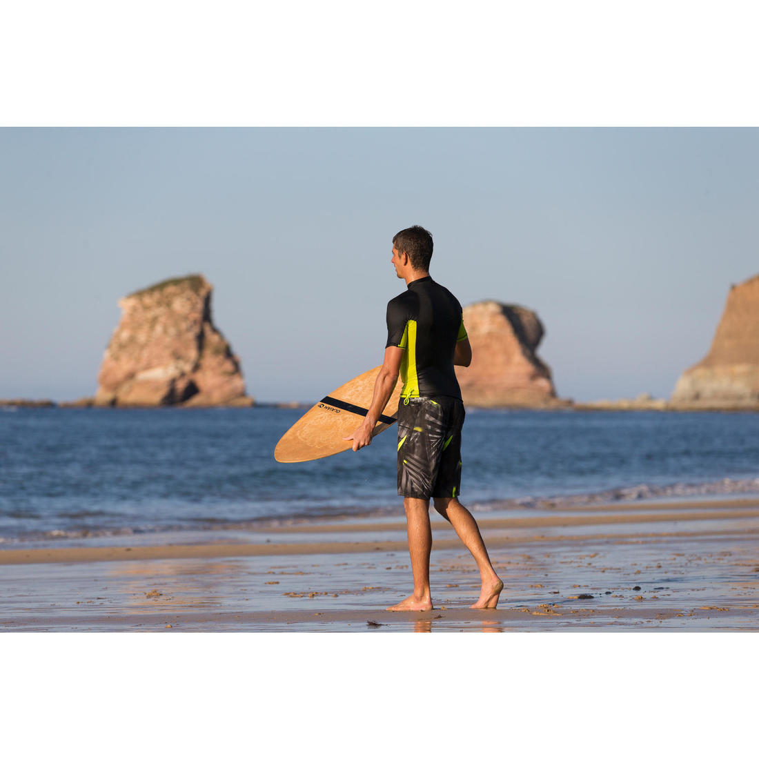 Surf boardshort standard 500 Risca Black