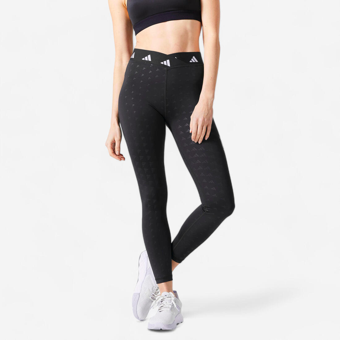 LEGGING BRAND LOVE DE FITNESS CARDIO ADIDAS FEMME NOIR – Default