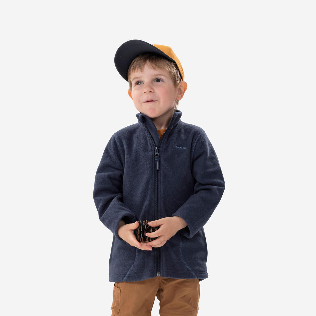 Veste polaire de randonnée enfant 2-6 ans, MH100 zip