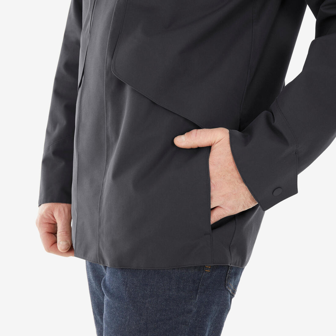 Veste imperméable de randonnée - nh550 imper - homme