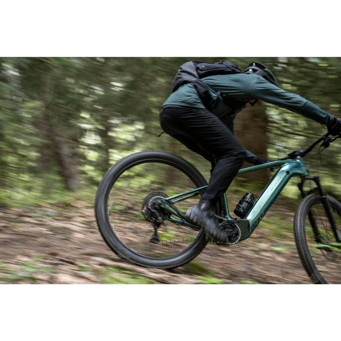 Vélo vtt électrique semi rigide 29" - e-expl 700 vert bouteille