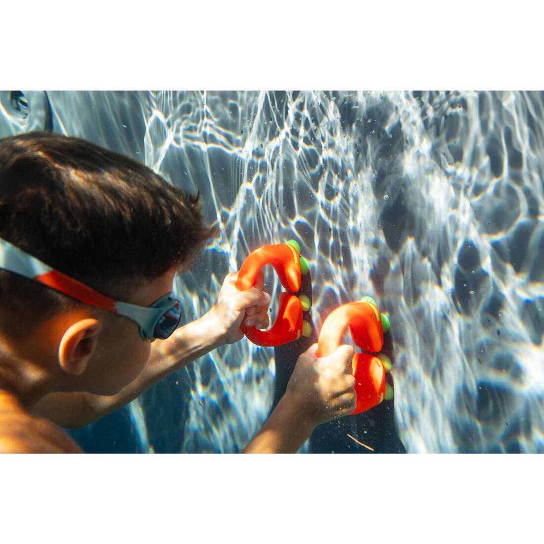 Matériel aquatique, poignées ventouses TICRAWL pour apprentissage de l'immersion