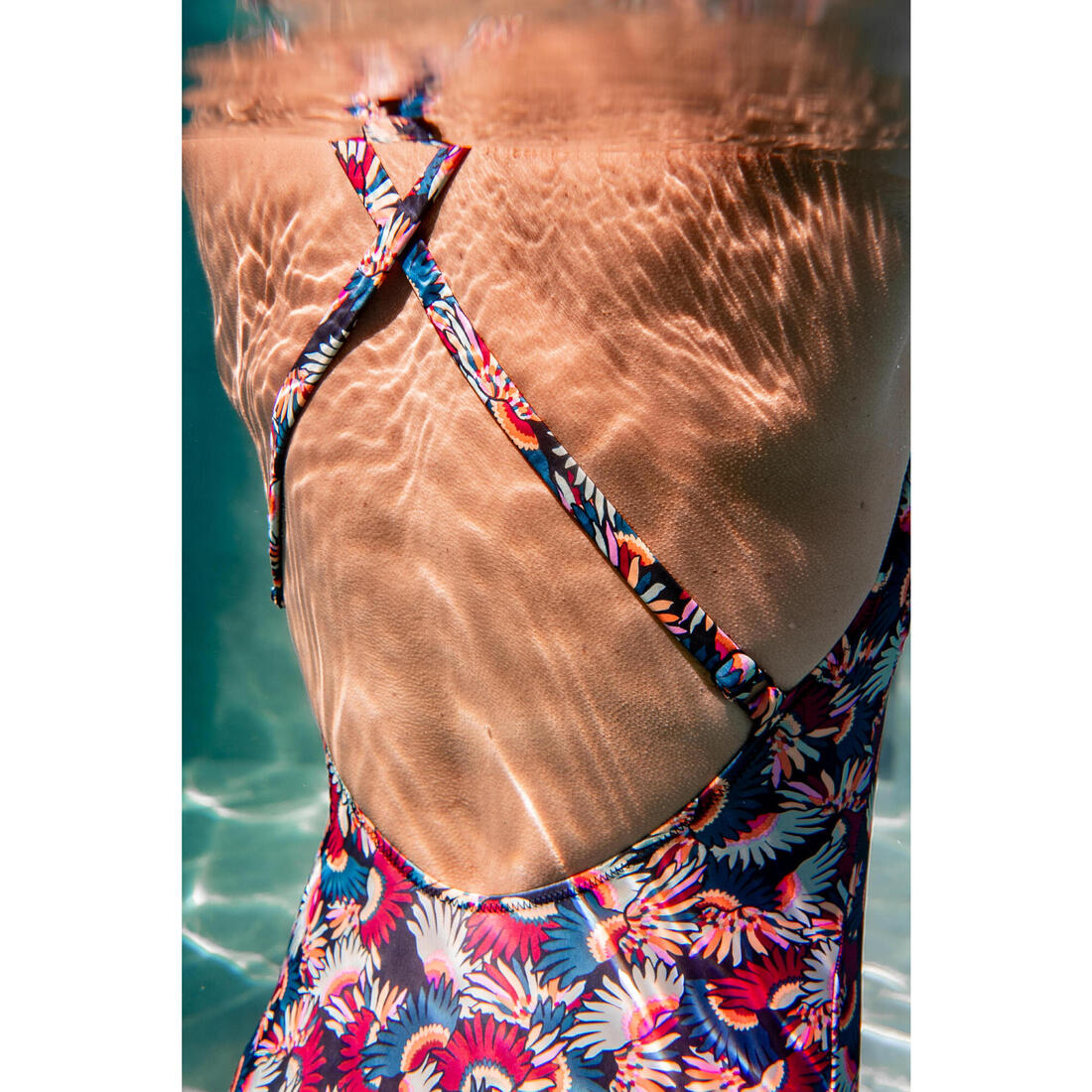 Maillot de bain 1 pièce natation loisirs femme, Lila ltara