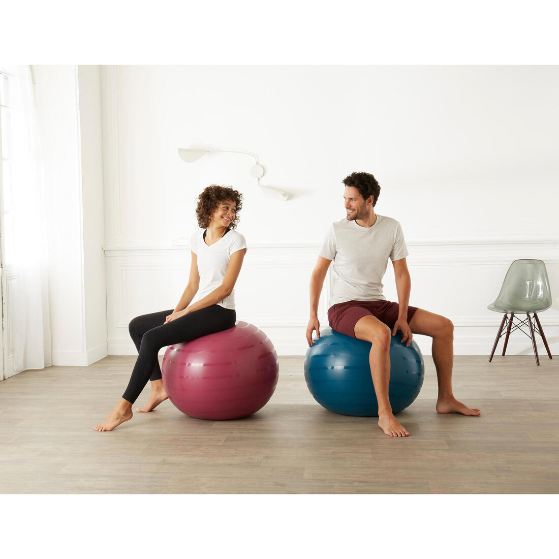 Gym ball taille 3 résistant 75 cm