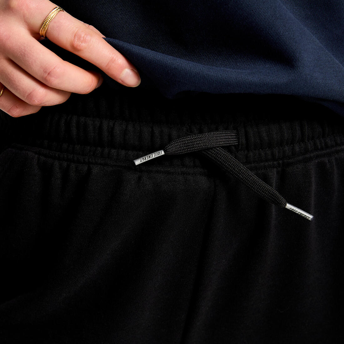 Pantalon de jogging droit en molleton