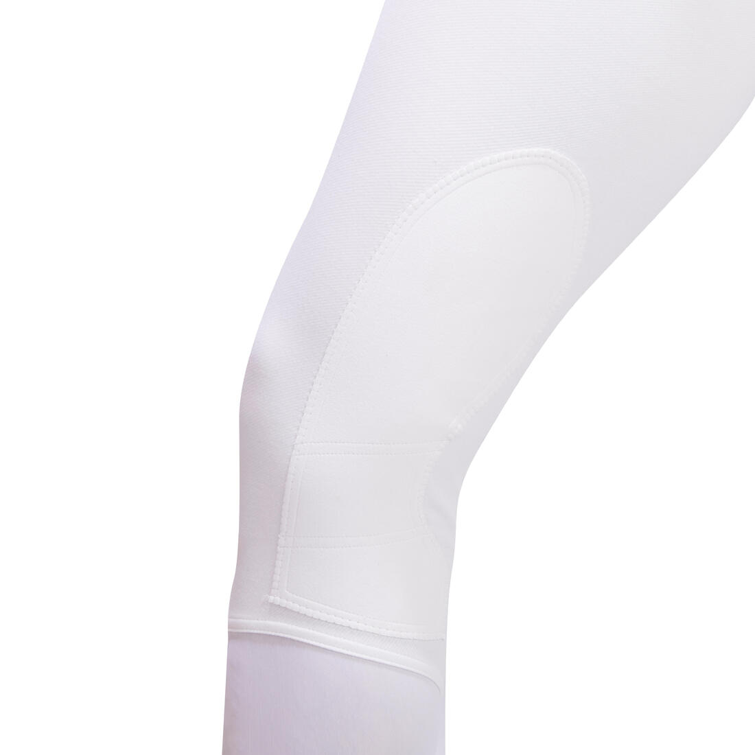 Pantalon de concours équitation basanes agrippantes Homme - 140 blanc