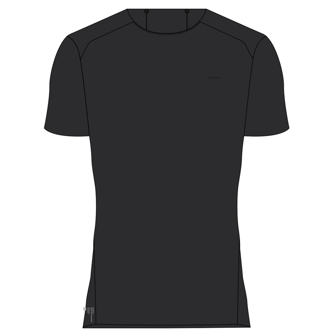 T-shirt de running respirant homme - kiprun run 900 light bleu et – noir