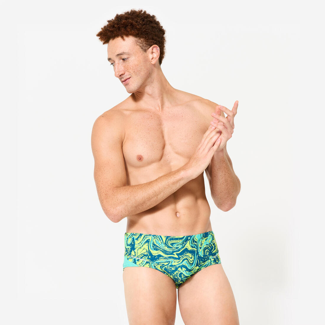 Maillot de bain natation homme bandeau  900 koli