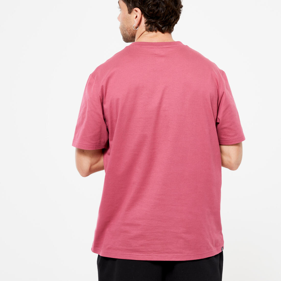 T-shirt fitness homme col rond manches courtes