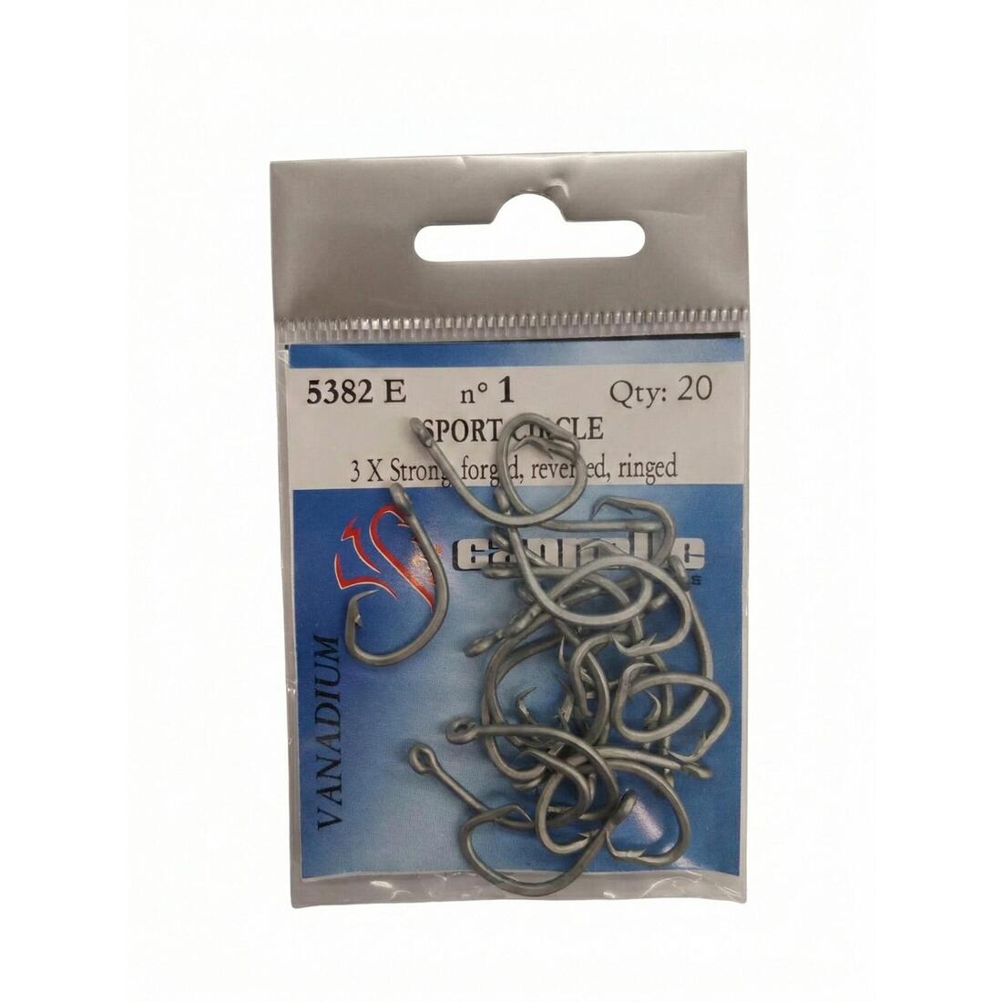 Hameçons Sport Circle x20 T1 à T4 - CANNELLE